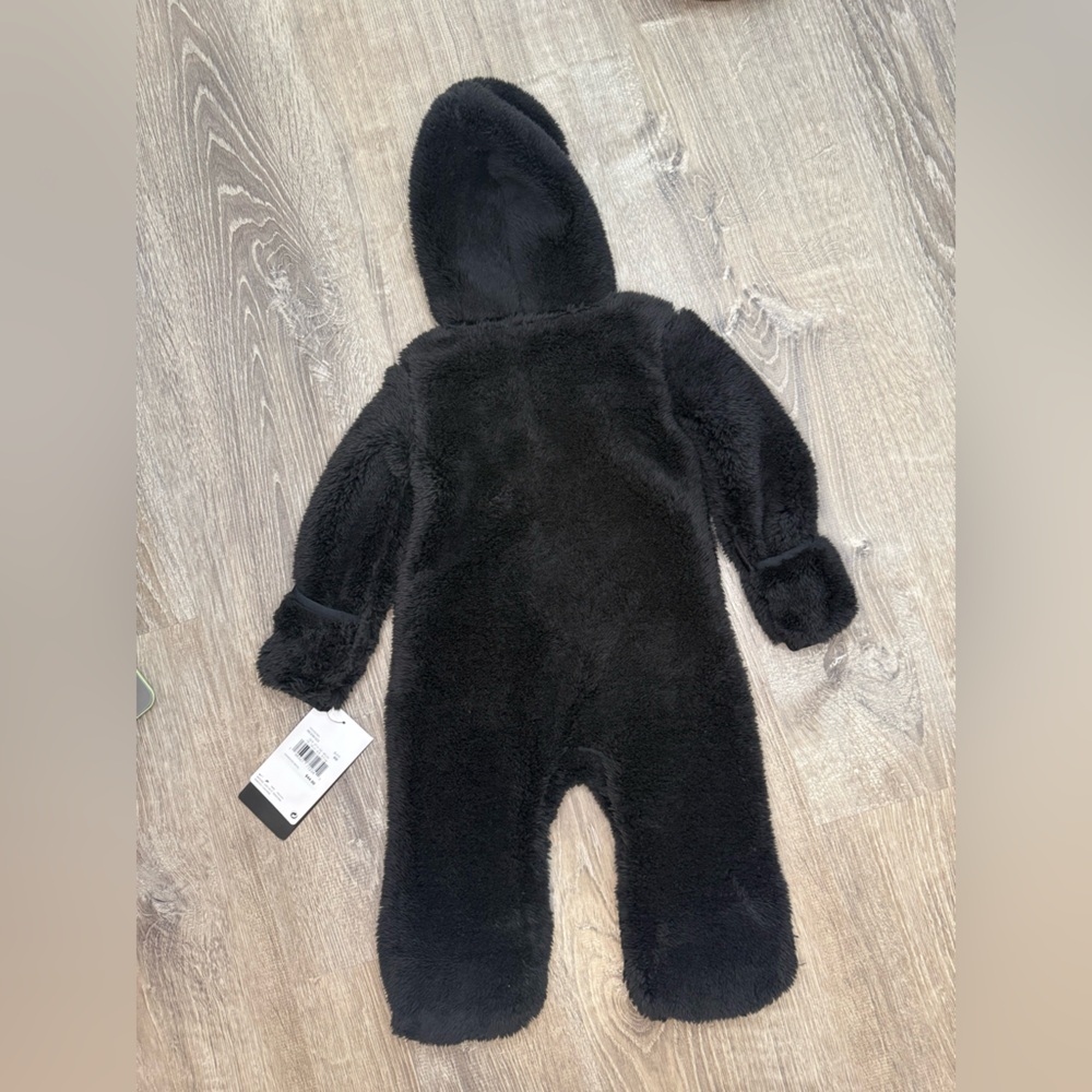 NWT Nike Hooded Sherpa Coverall Black 6M - Picture 5 of 6